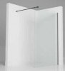 AQUAFORM - ścianka prysznicowa FUJI 120 typu Walk-In szkło transparentne 8mm profil CZARNY  AQ.103-11-30120-01